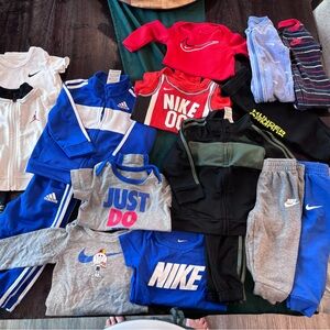 Nike Jordan Adidas and Under Armour baby lot